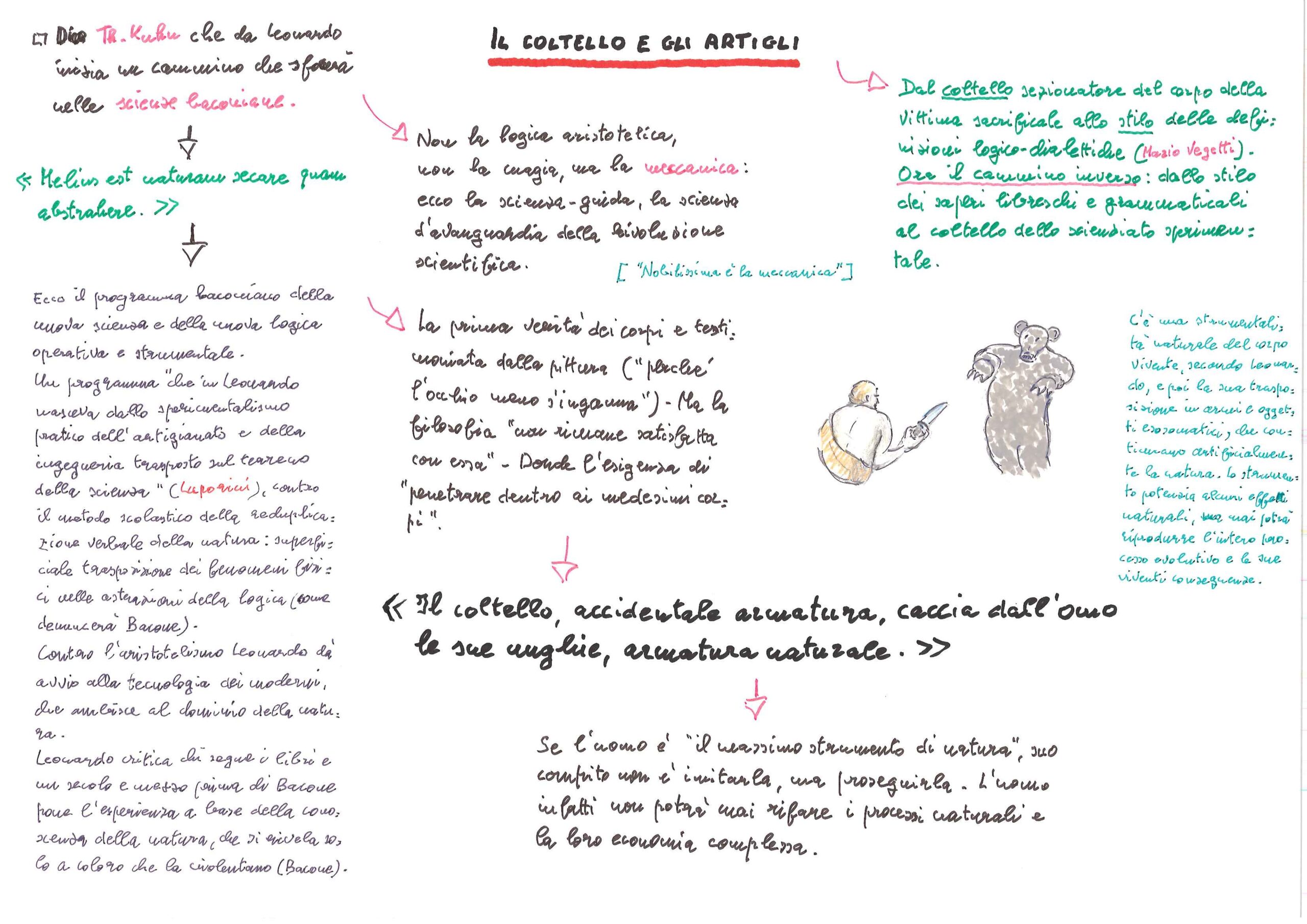 Il coltello e gli artigli