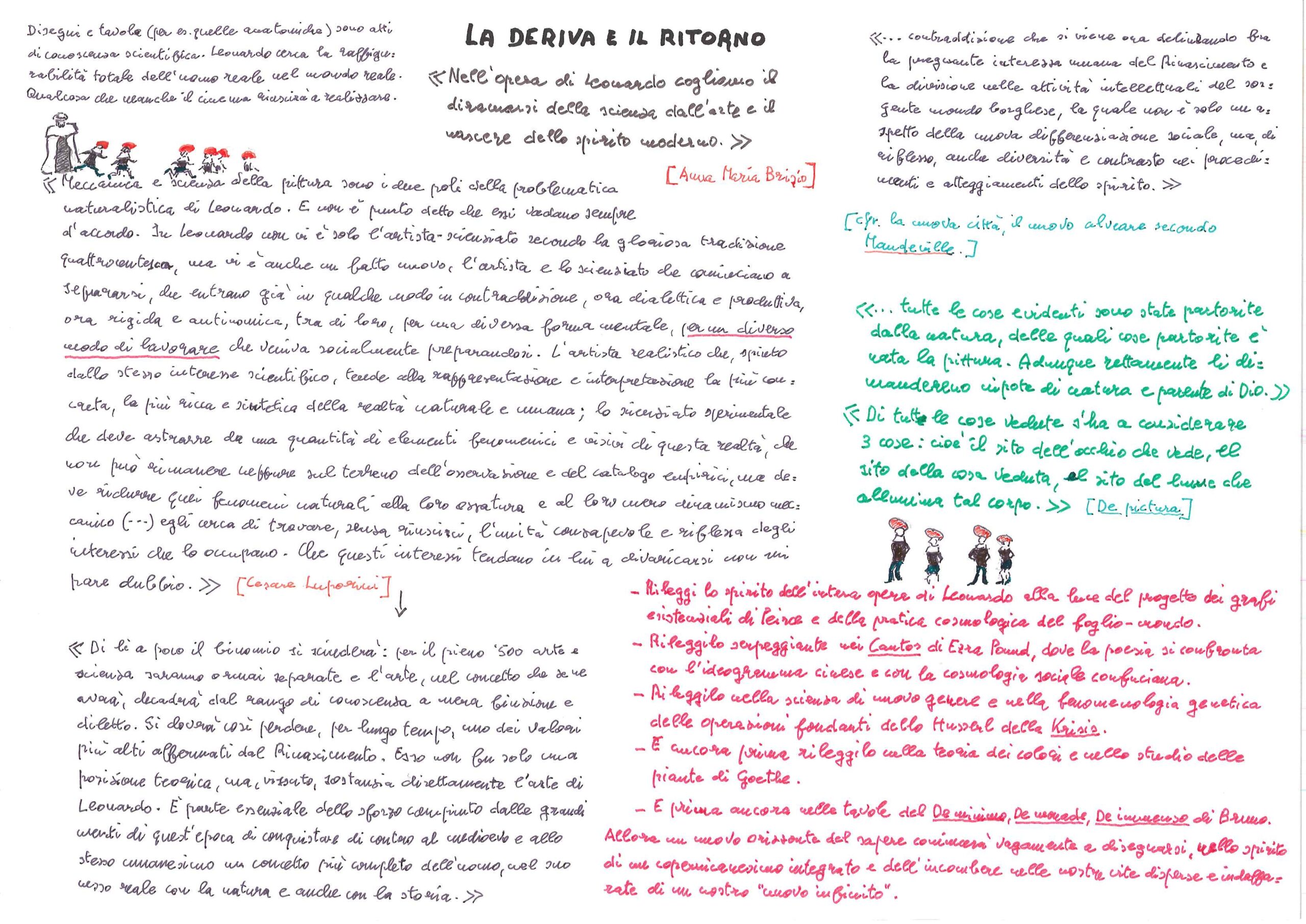 La deriva e il ritorno