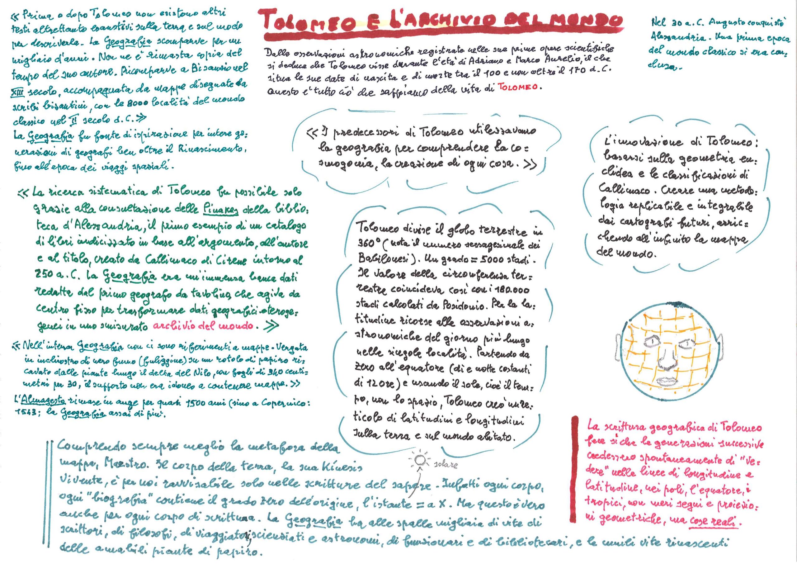 Tolomeo e l’archivio del mondo