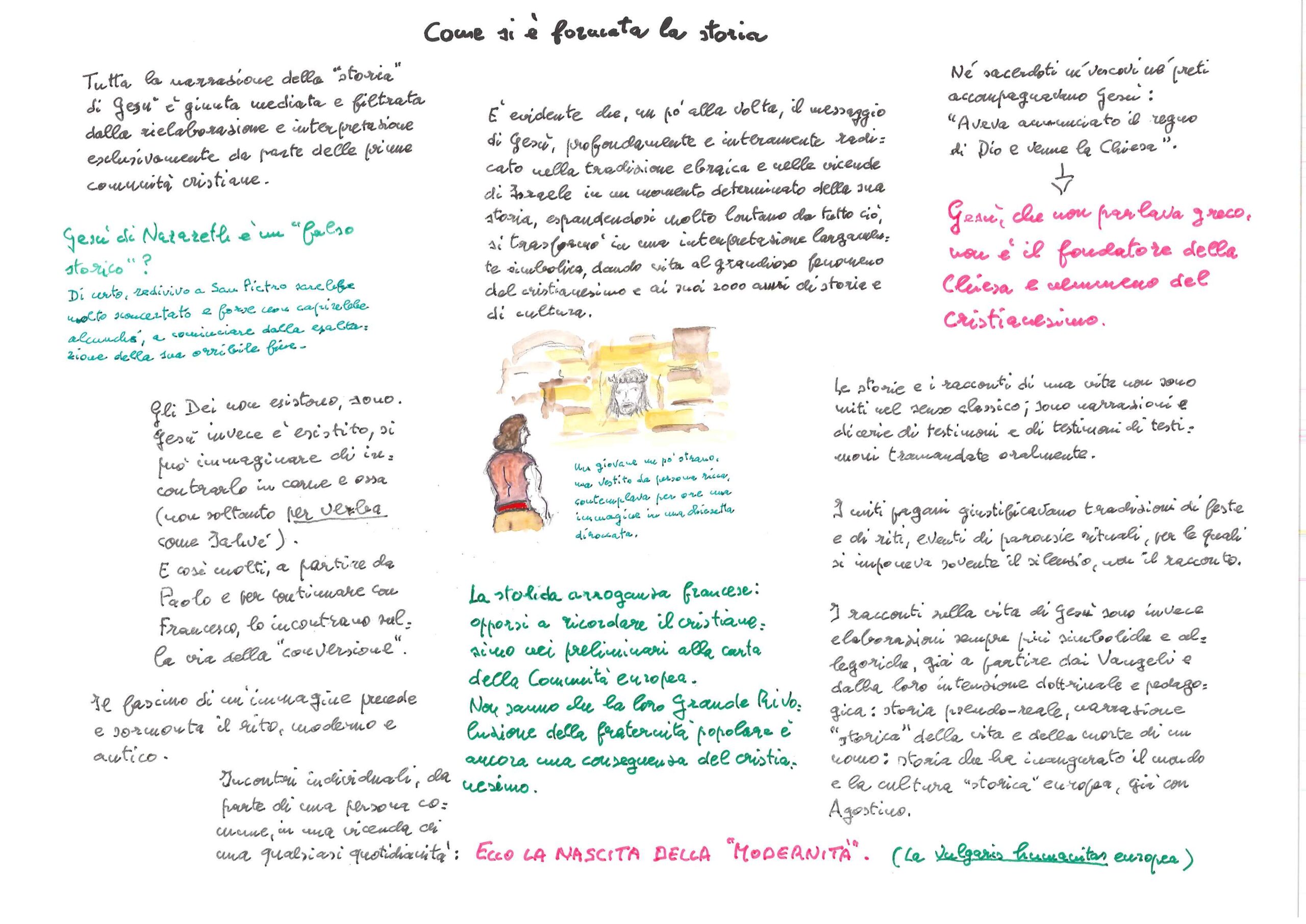 Come si è formata la storia