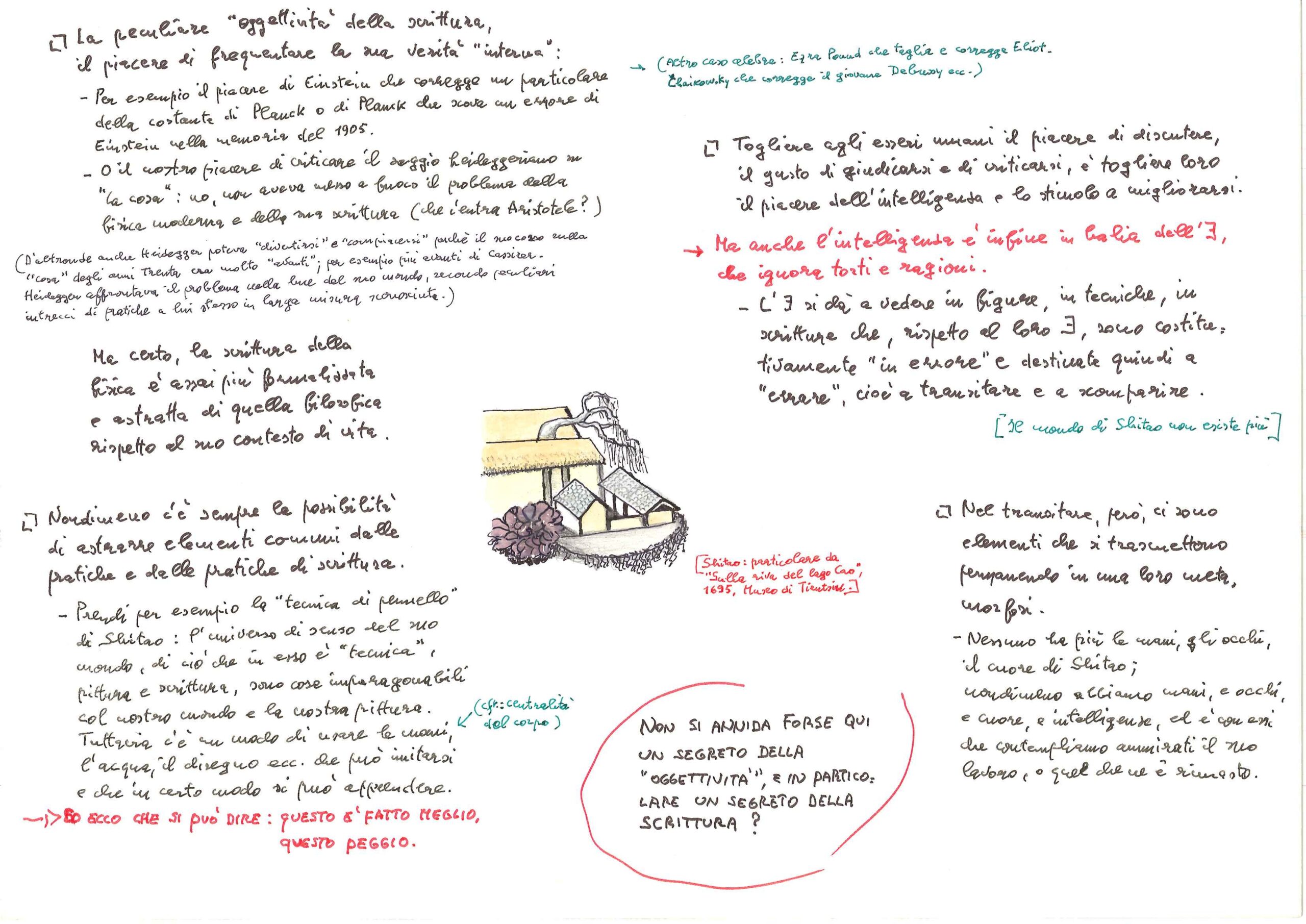 L’oggettività della scrittura